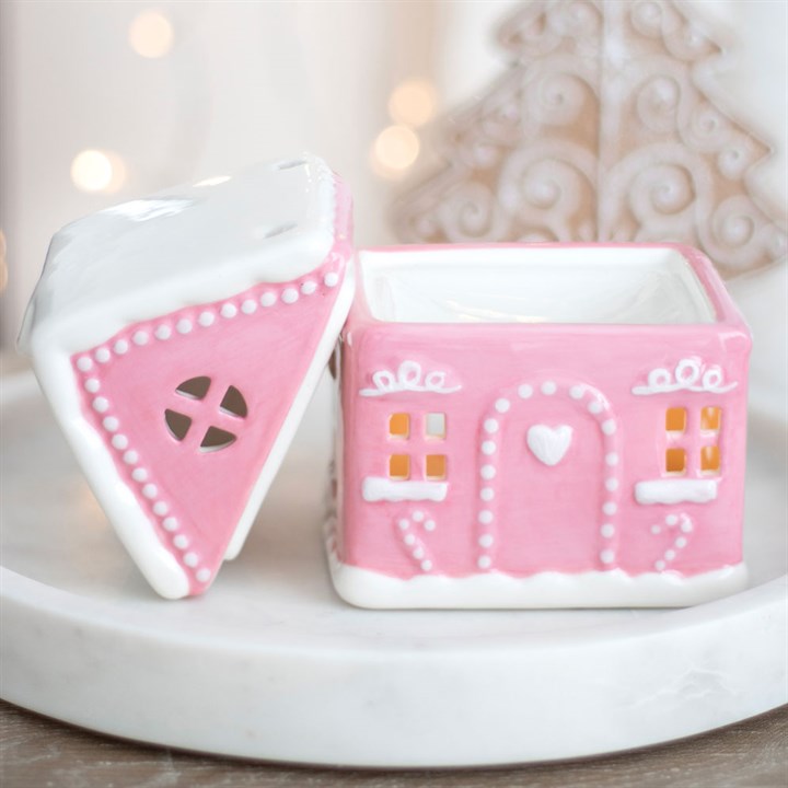 🏠💖 Pink Gingerbread House Burner