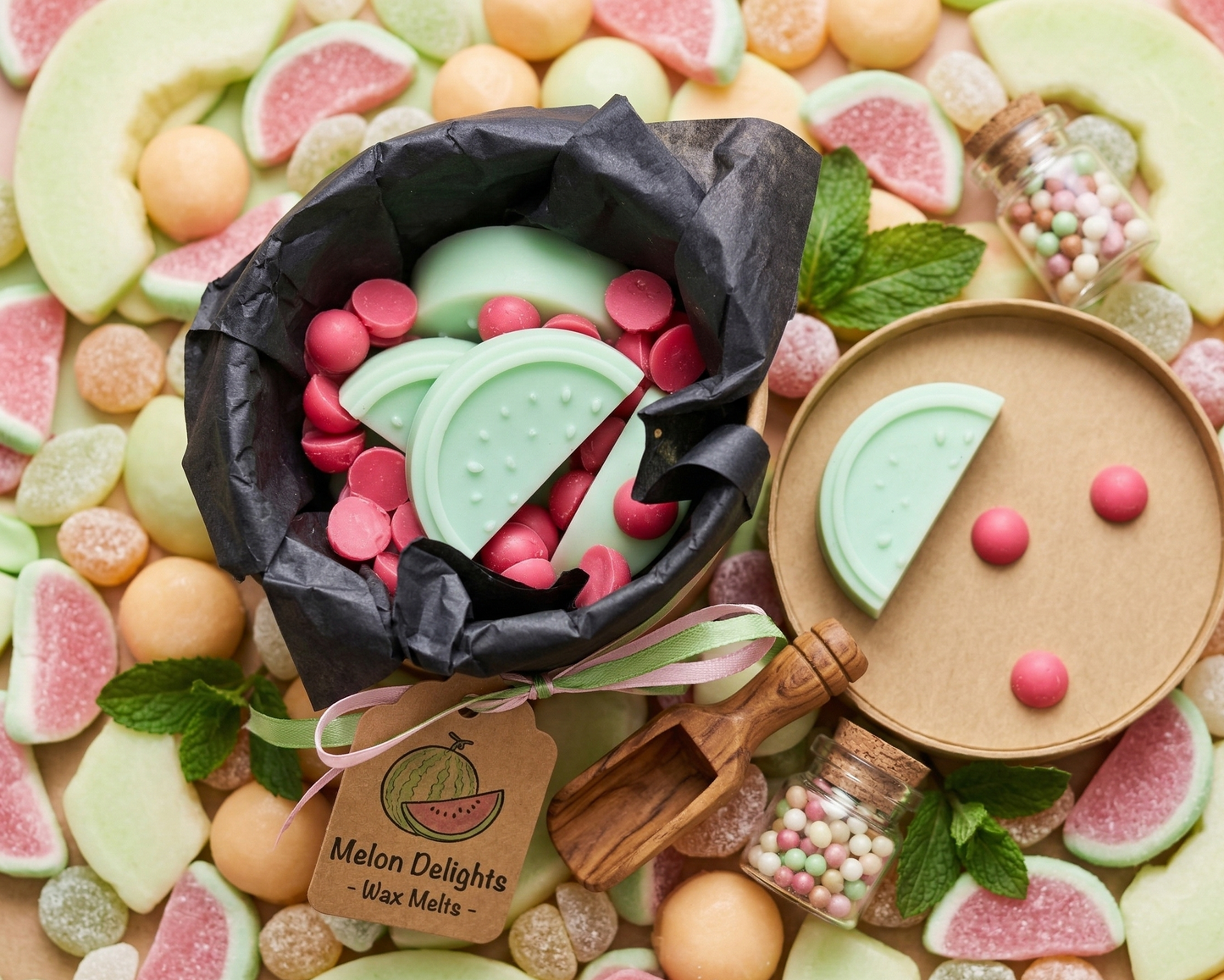 🍉🍈✨ Melts Melon Delights - Un oasis de frescura y dulzura 🍉🍈✨