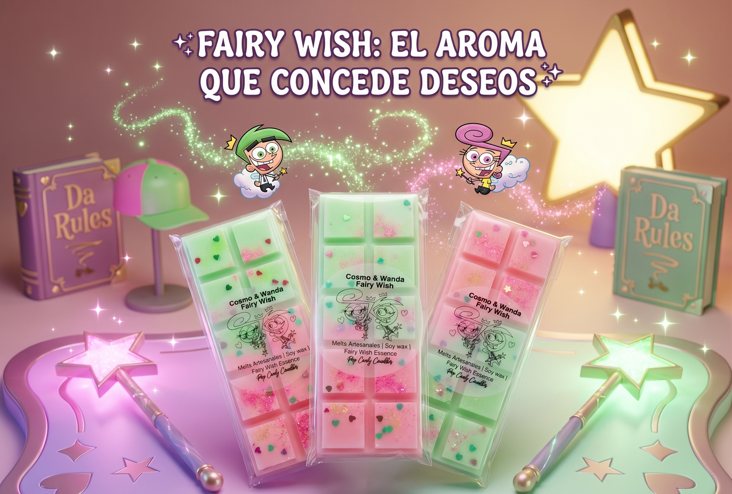 💫🍇💖 Snap Bars "Fairy Wish" - Edición padrinos mágicos💫🍇💖