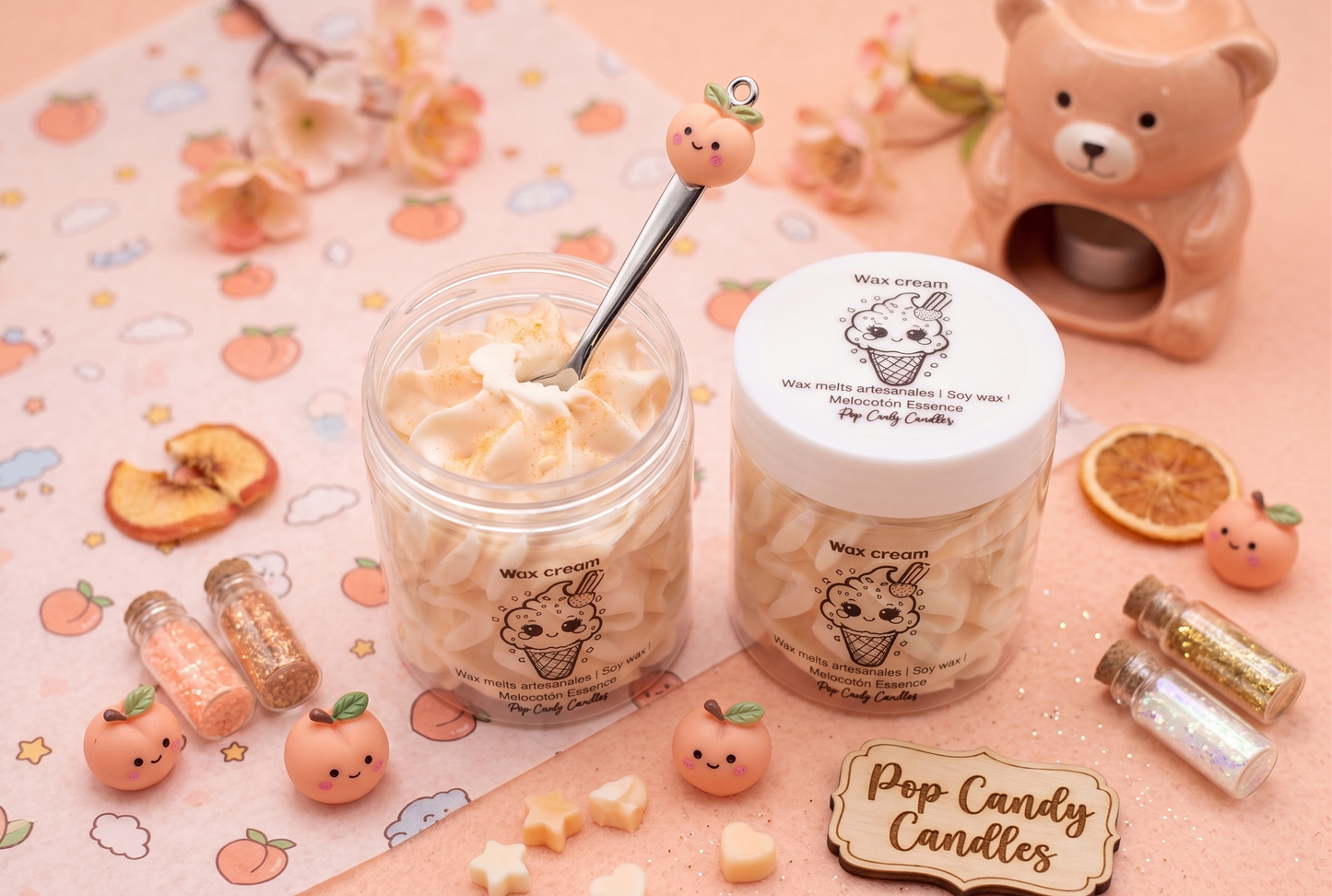 🍑🍦 Ice cream Melts Cuchareables - Melocotón🍦🍑