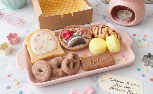 🕯️✨ Waxmelts de Soja y Velitas, Estilo Postre Francés ✨🕯️