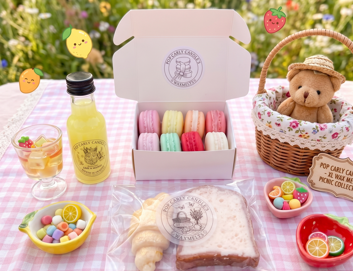 🧺☀️ Colección Picnic de Verano - Waxmelts variados!☀️🧺