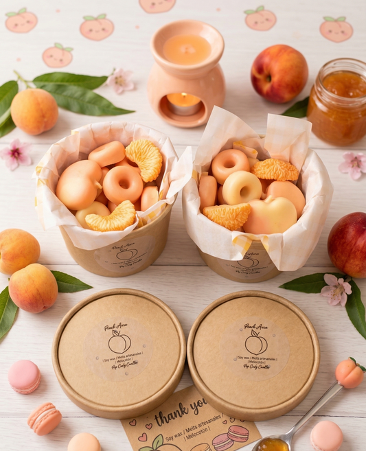 ✨🌅 Melts "Peach Aura" - La dulzura del melocotón recién cogido del árbol 🍑✨