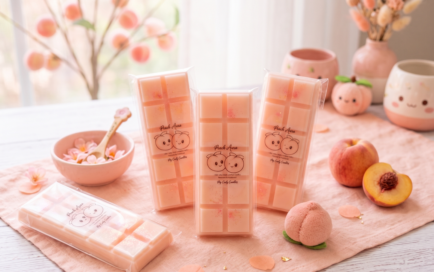 🍑✨ Snapbars Melts "Peach Aura" | La frescura del melocotón recién cogido del árbol ✨🍑