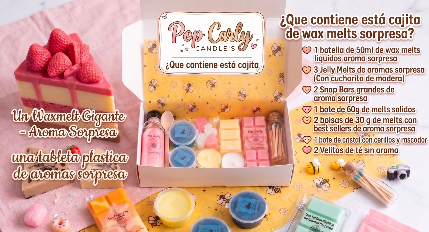 ✨ ¡Enamórate de la Caja Sorpresa de melts Kawaii Pop Carly Candle's! ✨
