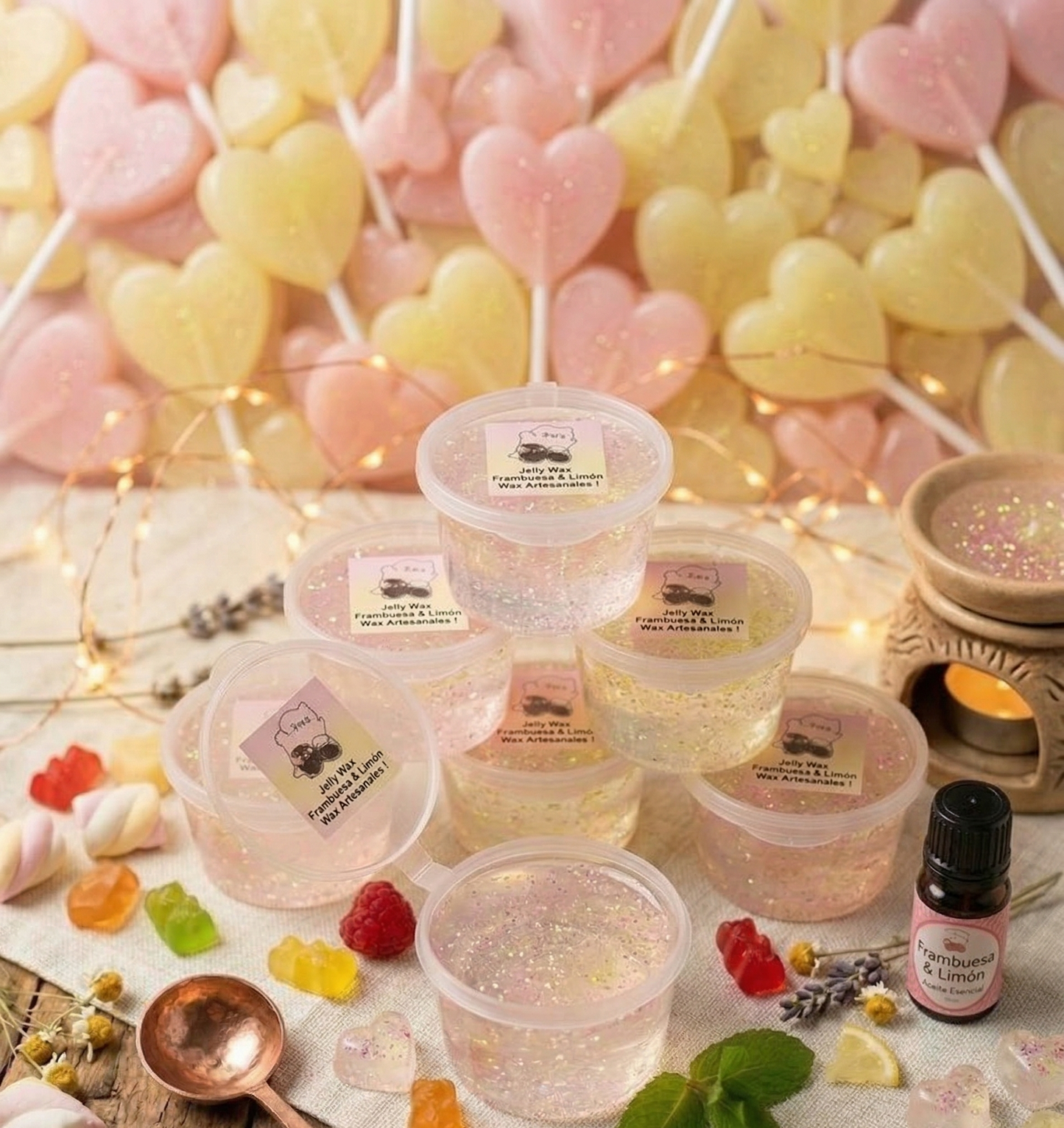 🍧🍋🍇 Jelly Melts: Sorbete de frambuesa y limón 🍧🍋🍇