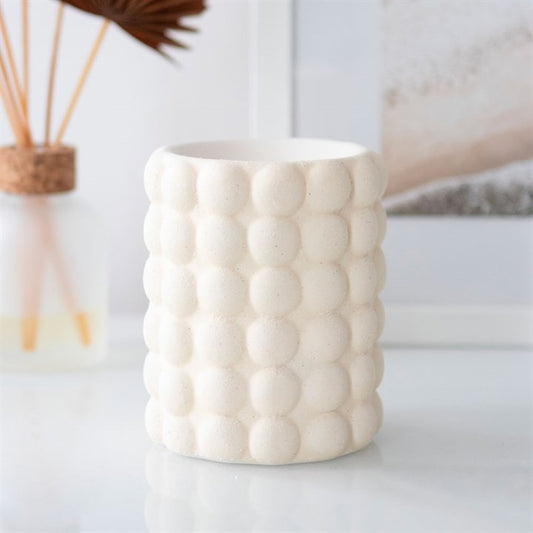 ☁️✨ Quemador de Cerámica "Bubble Zen": Elegancia Minimalista y Relajante 🤍