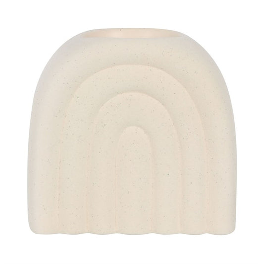 🌈✨ Quemador de Cerámica "Arco Boho"- Serenidad y Estilo Minimalista 🤍