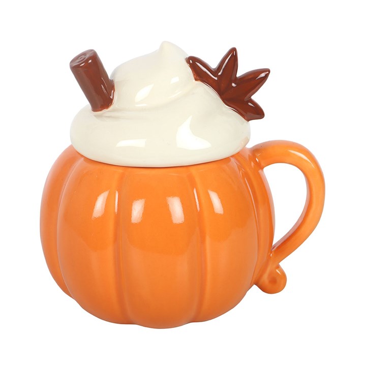 🎃☕ Quemador de Cerámica "Pumpkin Spice Latte"- El Auténtico Sabor del Otoño 🍂✨
