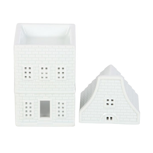 🏠✨ Quemador de Cerámica "Casita Nórdica"- Magia y Calidez en tu Hogar 🤍