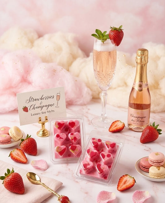 Un Brindis por la Dulzura - Fresas con champagne🥂🍓