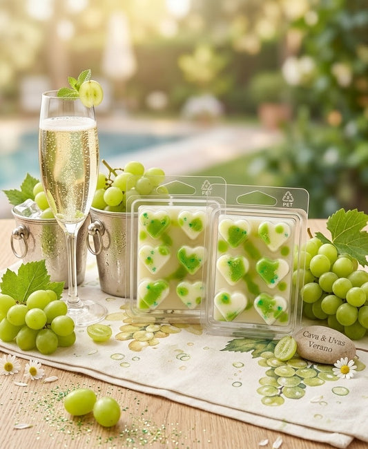 🥂🍇 Summer Bubbles melts - Corazones de Cava y Uvas Chispeantes ✨🥂🍇