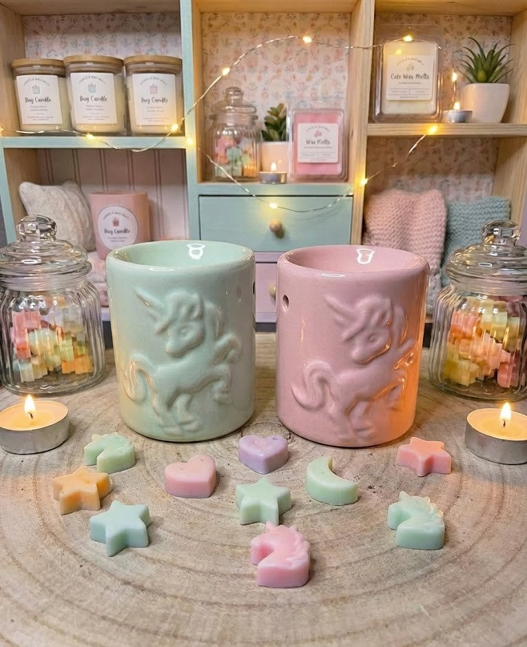 Quemador de cerámica rosa suave "Marshmellow Cloud"