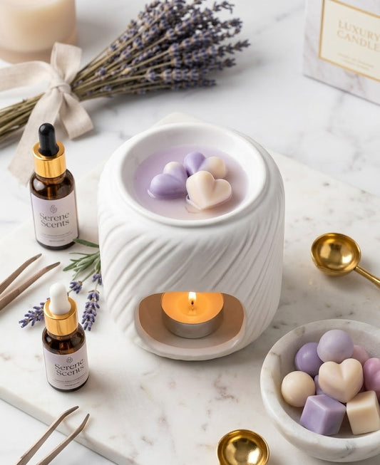 Quemador "Textura Zen" en Blanco Níveo 🍥✨