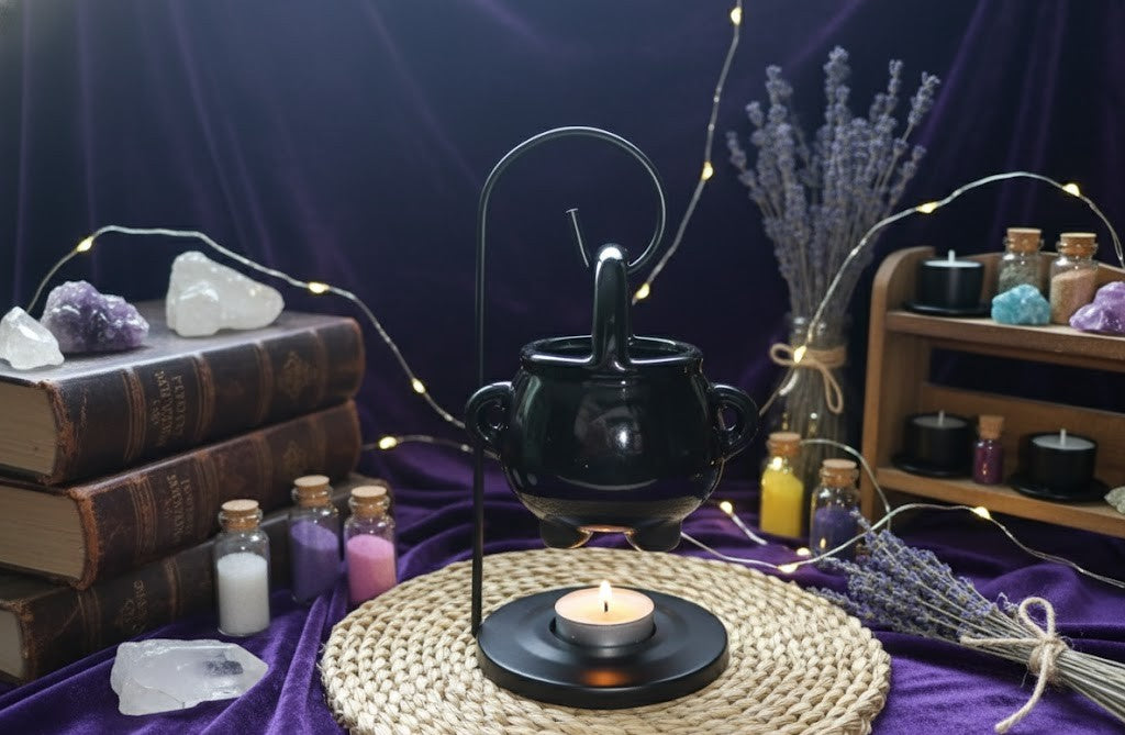 🌙 Enchanted Magic Cauldron Burner ✨