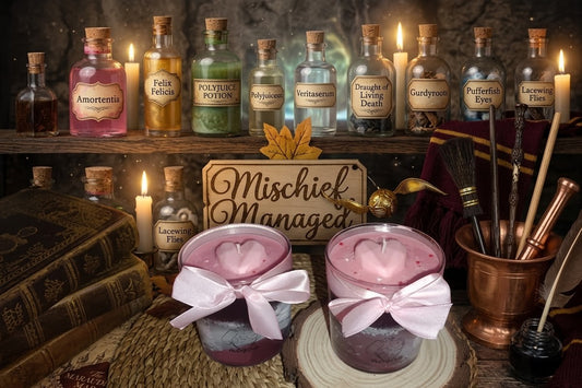 Vela artesanal poción "Amortentia"(XL)❤️