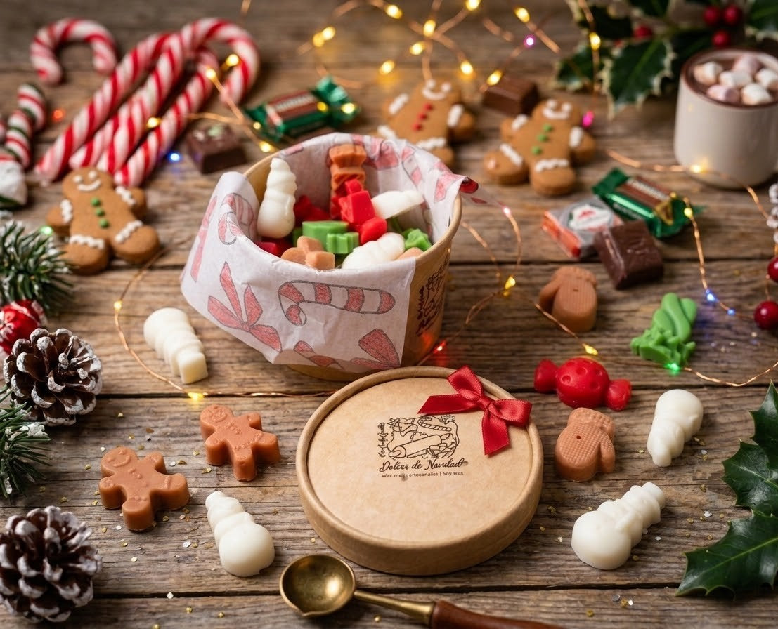 🎄✨ Melts Dulces de Navidad - Wax Melts Artesanales 🍪🕯️