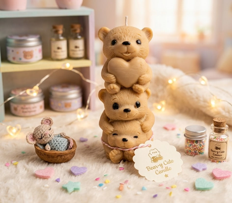 Velas de pilar y molde