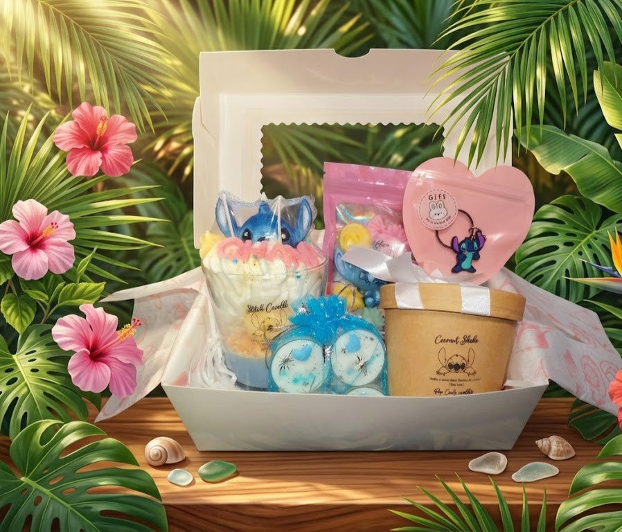 🌺✨¡Caja Regalo "Ohana"  - Tu Verano Perfecto con Stitch! 🌺✨