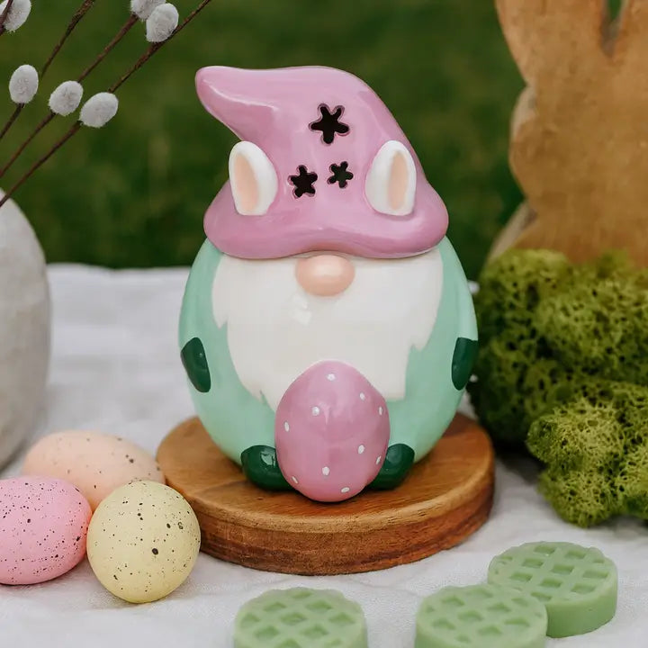 🐰🌸 Quemador Gnomo de Pascua: ¡La Primavera ha llegado!