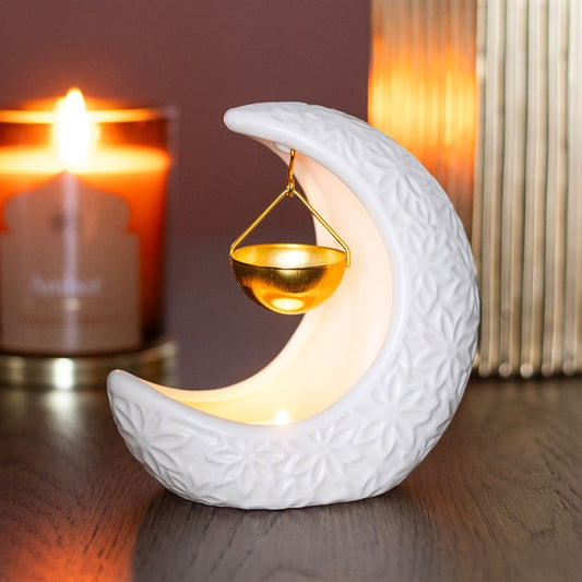 🌙☁️ Quemador "Luna Blanca": Elegancia y Calma