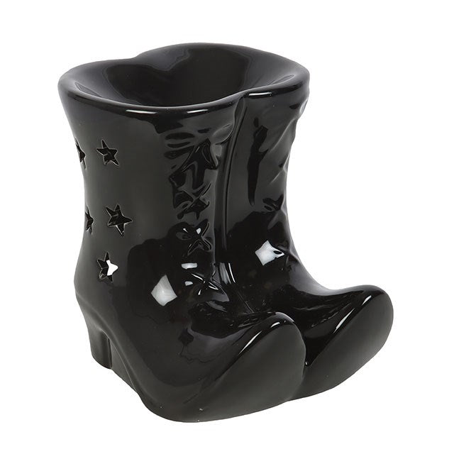 🧙‍♀️✨ Quemador de Cerámica "Botas de Bruja" - Magia y Misterio en tu Hogar 🖤