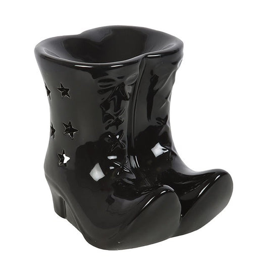 🧙‍♀️✨ Quemador de Cerámica "Botas de Bruja" - Magia y Misterio en tu Hogar 🖤