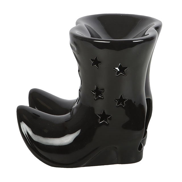 🧙‍♀️✨ Quemador de Cerámica "Botas de Bruja" - Magia y Misterio en tu Hogar 🖤