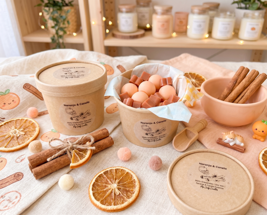 🍊🍂 Melts "Naranja y Canela" - Calidez de Hogar 🪵✨