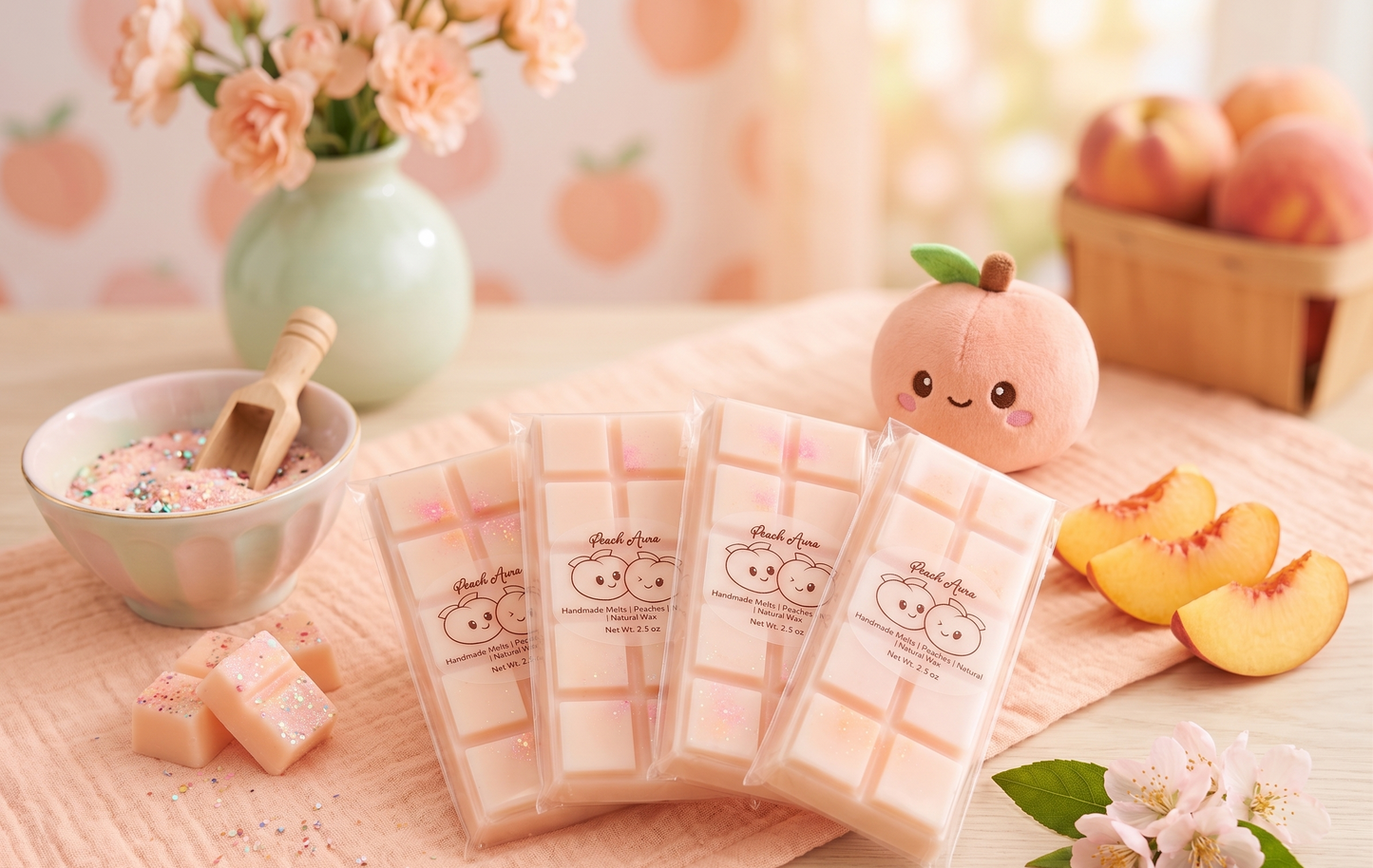 🍑✨ Snapbars Melts "Peach Aura" | La frescura del melocotón recién cogido del árbol ✨🍑