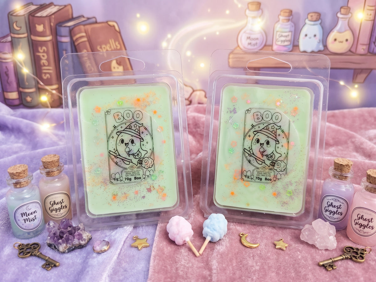 👻✨ Wax Melts "Spooky BOO" - Aroma Algodón De Azúcar 🍭🌙