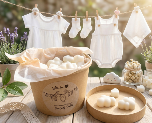 ☁️ Melts "Lino Blanco" - El aroma delicado de las sábanas secadas al sol ☁️