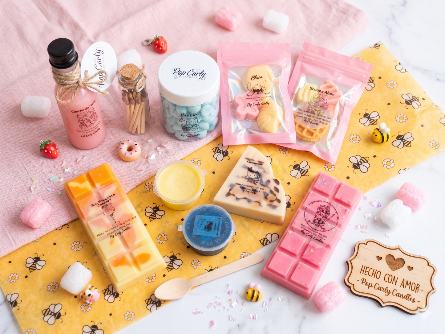 ✨ ¡Enamórate de la Caja Sorpresa de melts Kawaii Pop Carly Candle's! ✨