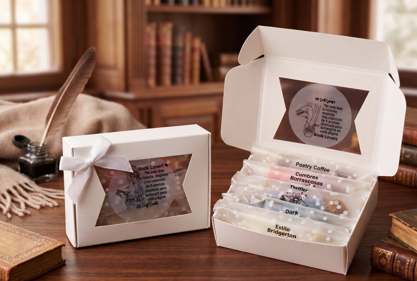 📖 Kit "Book Lover": No solo leas la historia, respírala