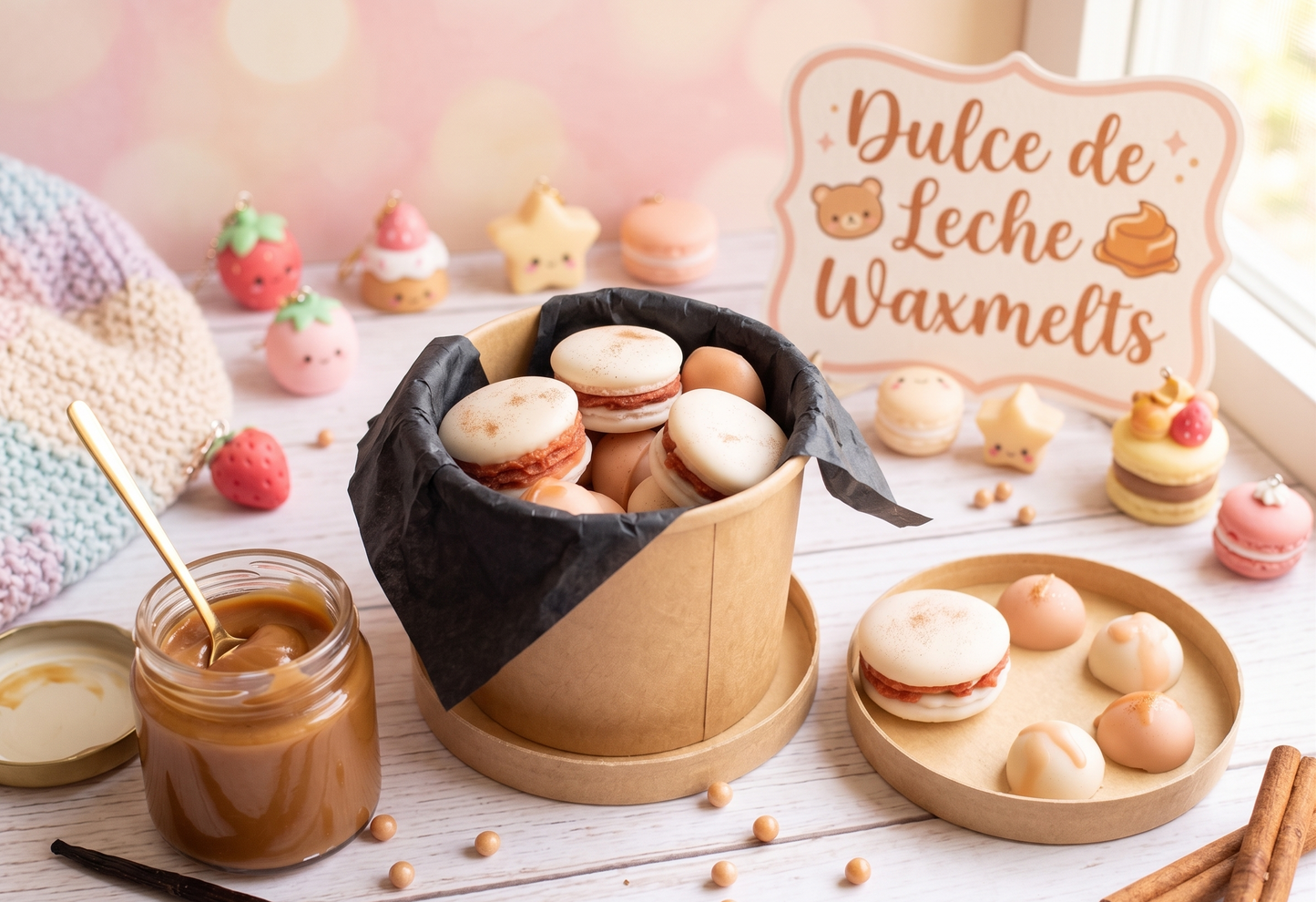 🍮✨ Melts "Dulce de Leche" - Macarons de Ensueño 🧸✨