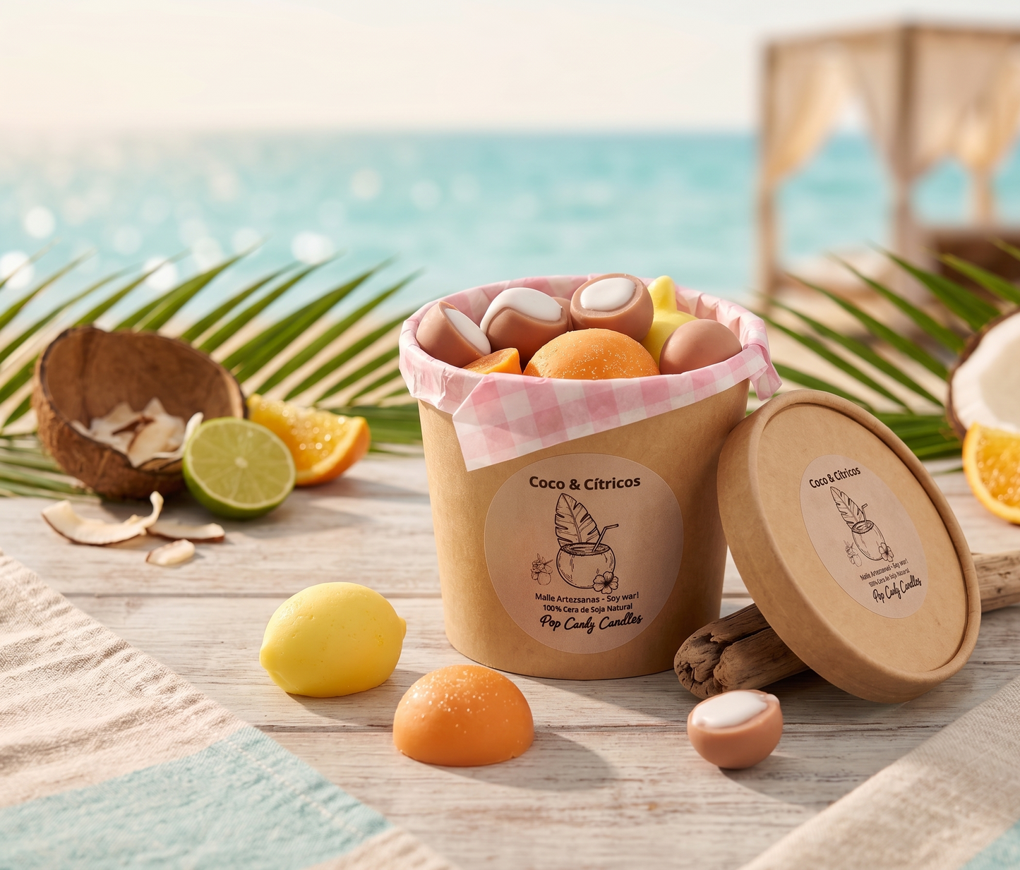 🥥🍋Melts "Coco & Cítricos" – ¡Frescura de Verano en tu Hogar! ✨☀️