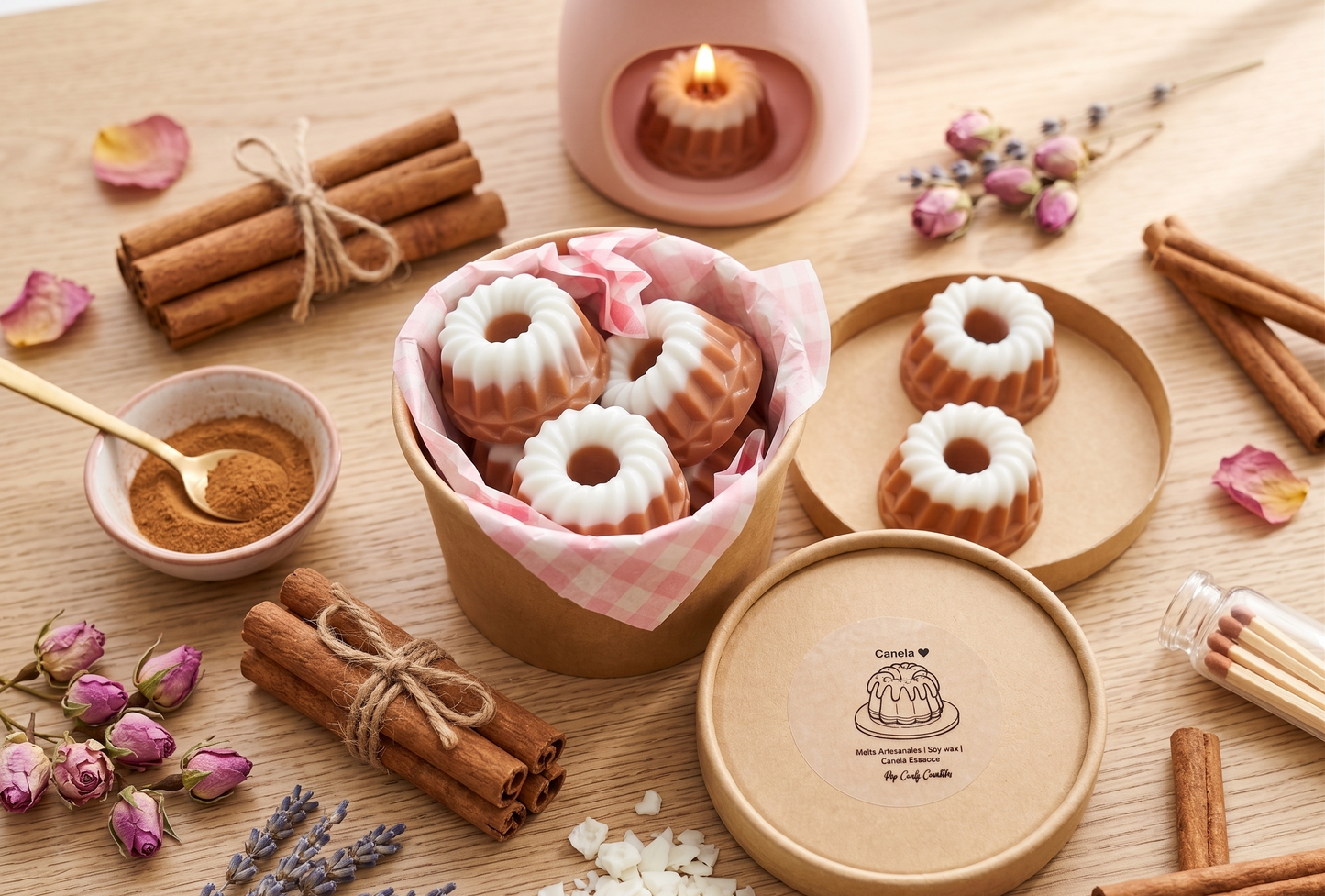 🧁 Melts de Canela - Calidez y Dulzura para tu Hogar 🍂