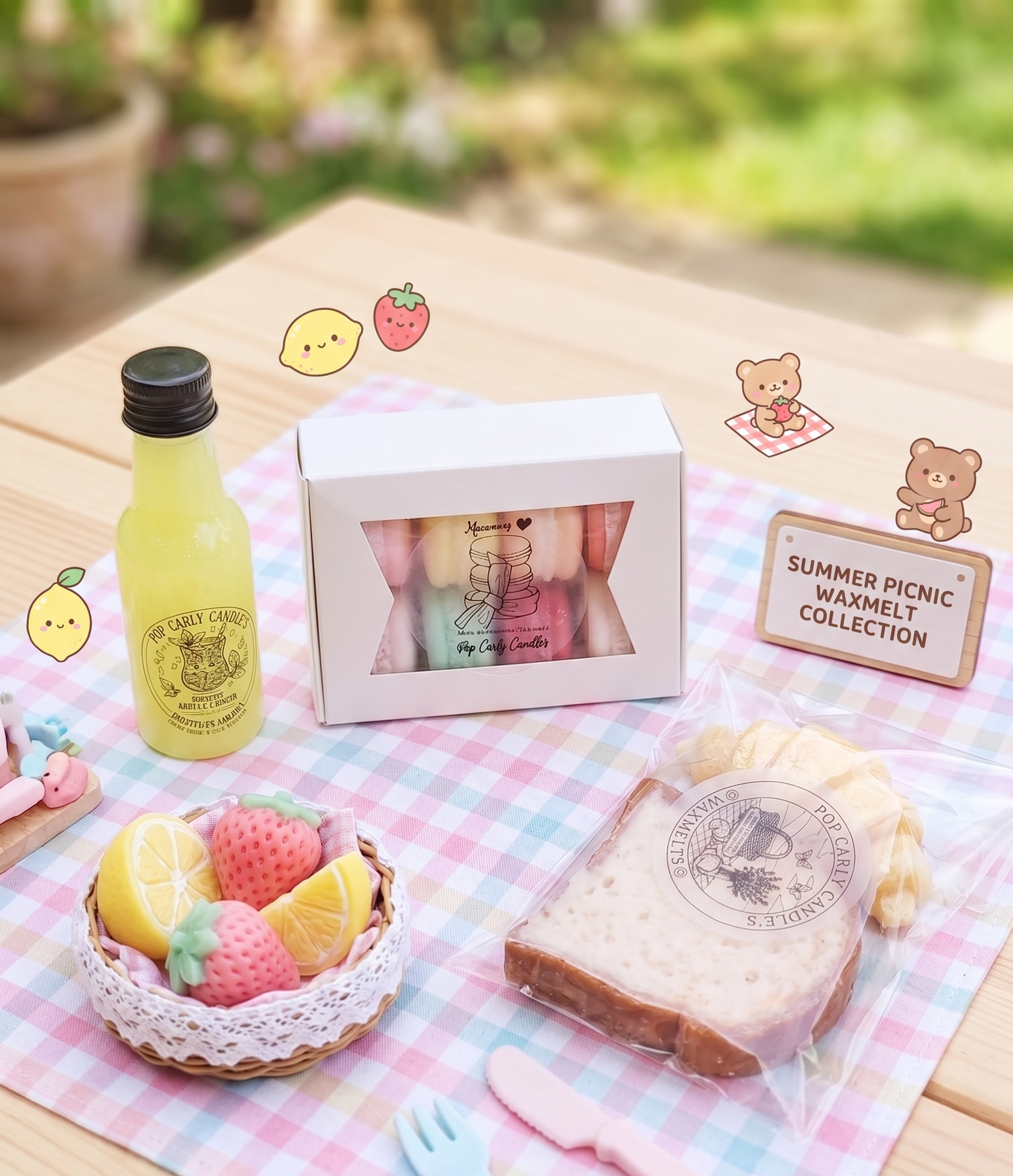 🧺☀️ Colección Picnic de Verano - Waxmelts variados!☀️🧺