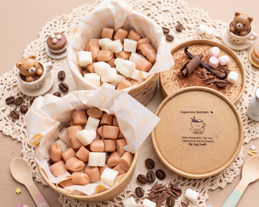 ☕🤎Melts "Capuccino Bombón" - Café y Vainilla Dulce ☁️✨