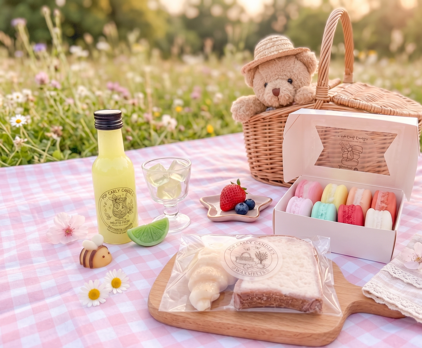 🧺☀️ Colección Picnic de Verano - Waxmelts variados!☀️🧺