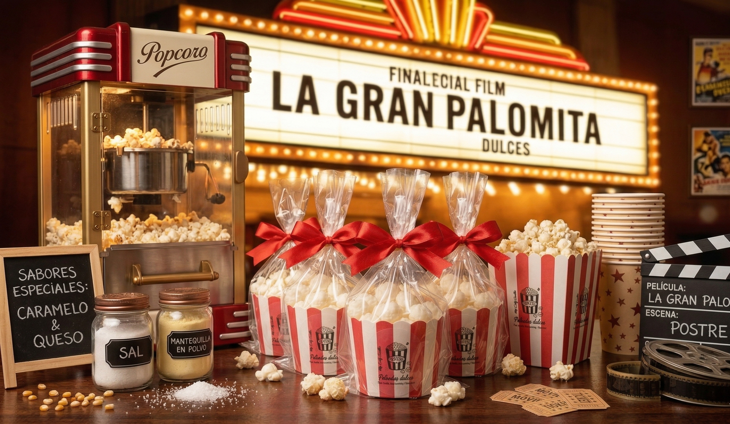 🎬✨ Luces, Cámara... ¡Aroma! Presentamos la experiencia "La Gran Palomita" 🍿🎟️