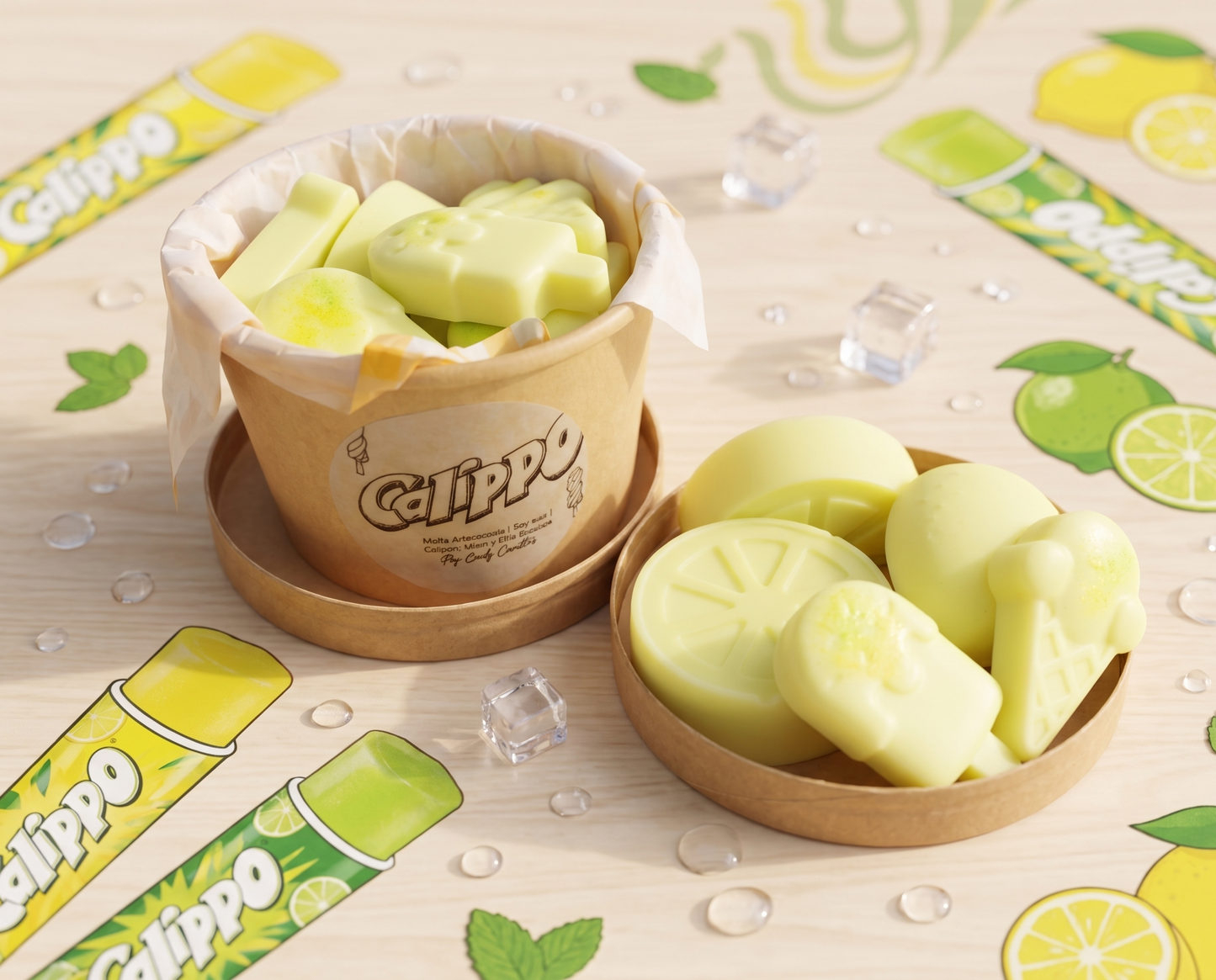 🍋🍋‍🟩 Melts Calippo Lima-limón - Puro Verano🍋‍🟩🍋