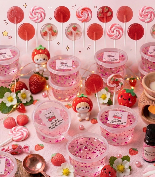 🍭 Jelly Melts "Chupachups de Fresa" 🍓🍬
