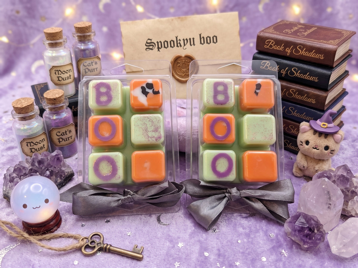 👻✨ Wax Melts "Spooky BOO" - Aroma Algodón De Azúcar 🍭🌙