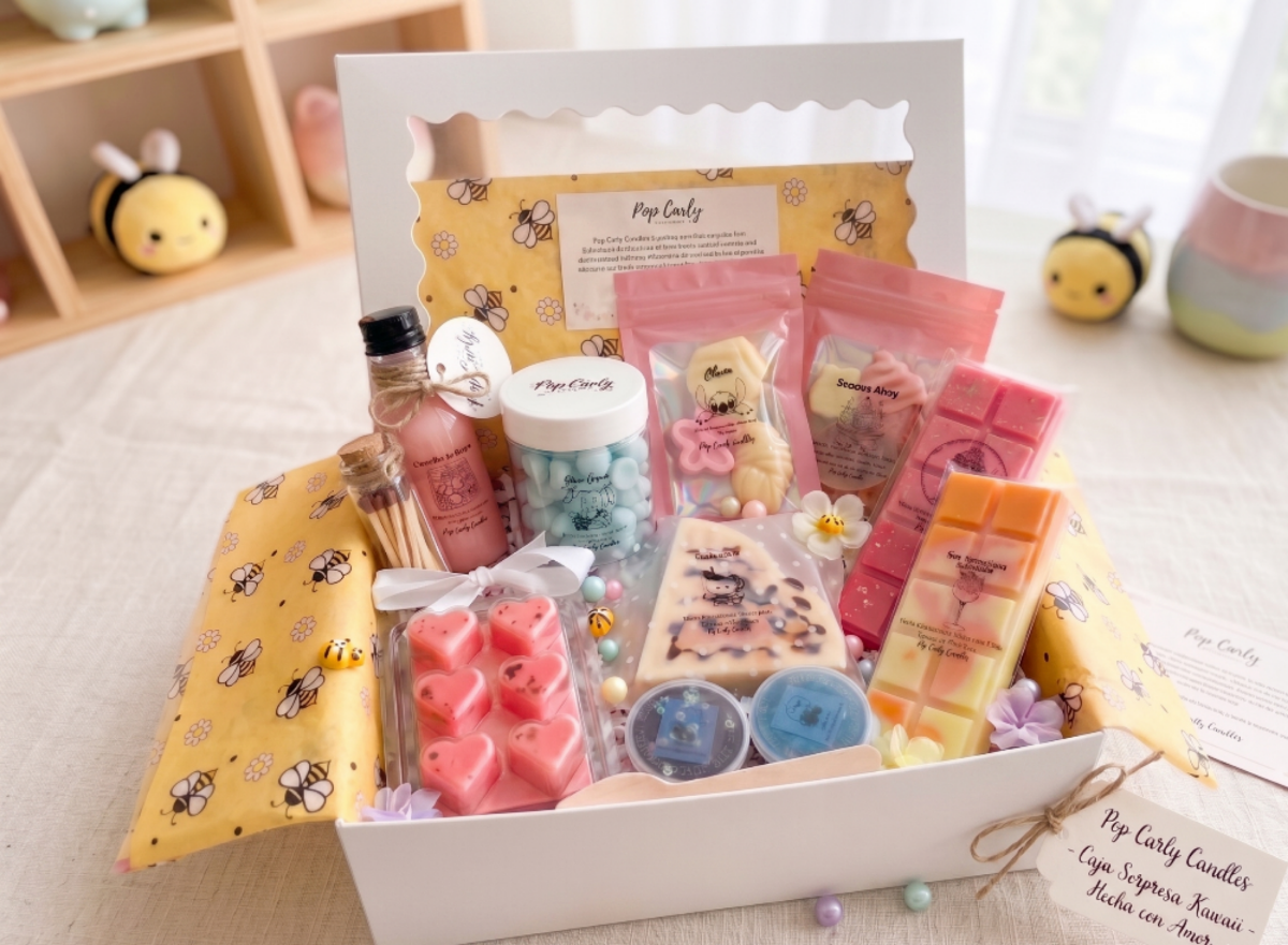 ✨ ¡Enamórate de la Caja Sorpresa de melts Kawaii Pop Carly Candle's! ✨