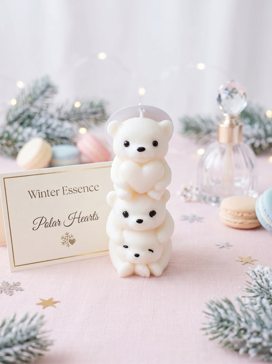 🐻‍❄️✨ Vela ositos polares - Magia Invernal en Cada Rincón ✨🐻‍❄️