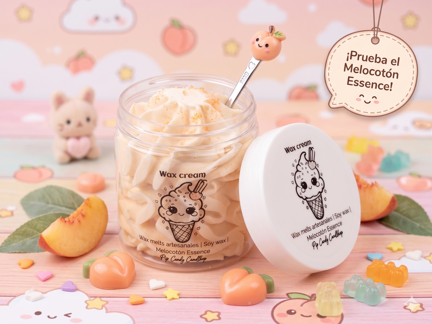 🍑🍦 Ice cream Melts Cuchareables - Melocotón🍦🍑