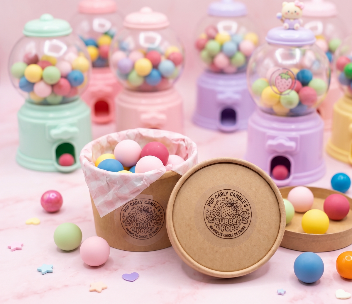 🍬 Wax Melts "Bubble Pop" - Aroma a Chicle de Fresa 🍓