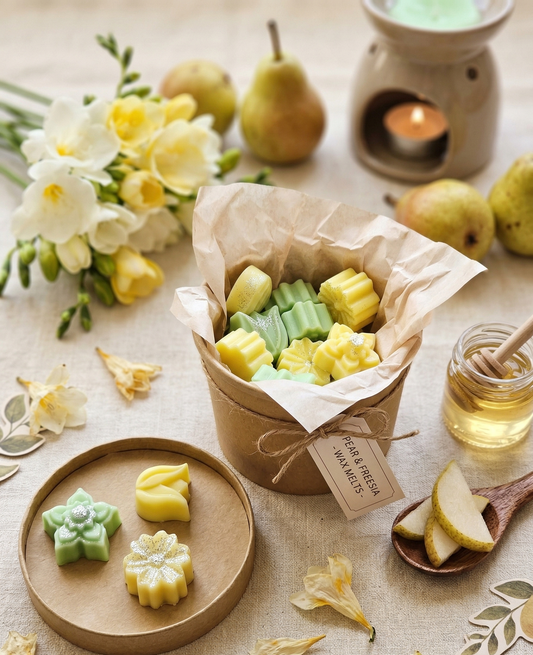 🍐🌼 Melts "Pear & Freesia" - Frescura y Elegancia en tu Hogar ✨💛