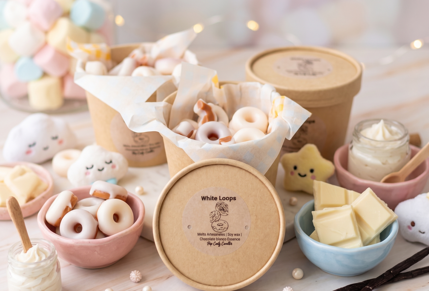 🍩🤍Melts "White Loops" - Sueño de Chocolate Blanco ☁️✨